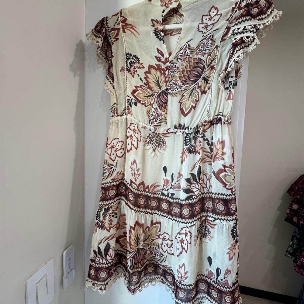 FARM Rio Sand Aura Floral Mini Dress - Picture 10 of 16